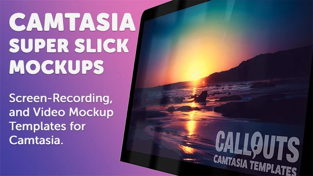 New Camtasia Mockup Templates, Music, Blobs & Christmas Creator Assets