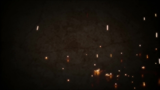 Callouts Creative Assets | Fire Particles Dropping Video Background 1147