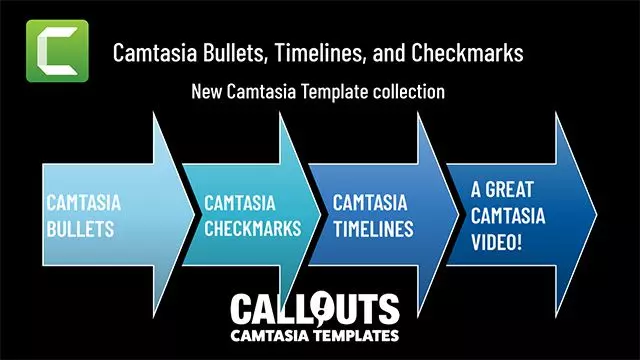 Camtasia Bullets, Timelines, and Checkmarks